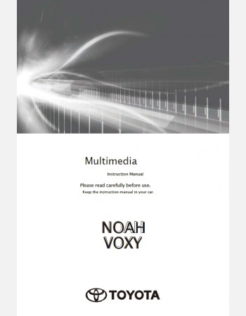 toyota voxy 2023-2024 navigation & multimedia system manual in english